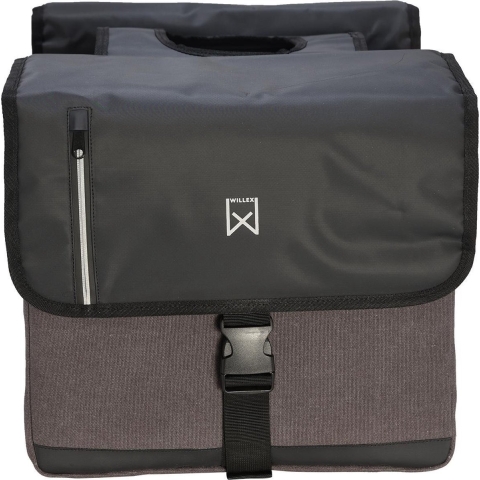 Dubbele Businesstas 46L Grijs/Zwart