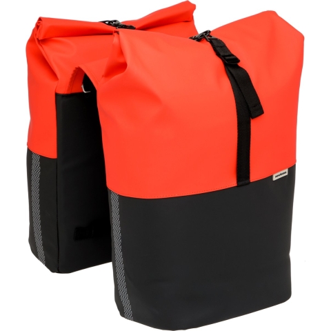 Dubbele fietstas Nyborg 34L Red/Black