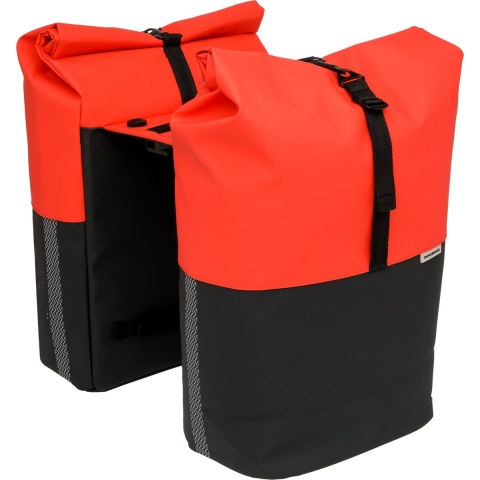 Dubbele fietstas Nyborg MIK 34L Red/Black