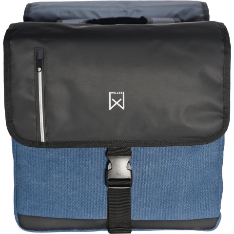 Dubbele Businesstas 46L Blauw/Zwart