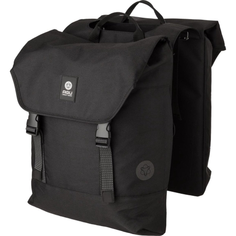 Dubbele fietstas Urban Essentials DWR 36L Zwart