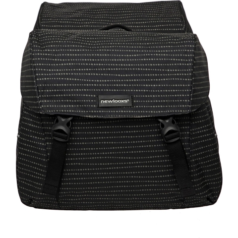 Dubbele fietstas Joli Double MIK 37L Nomi Black