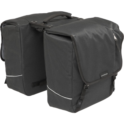 Dubbele fietstas Nova Double Racktime 2.0 32L Zwart