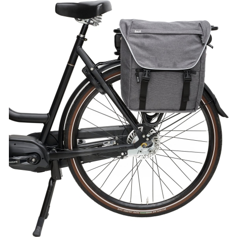 Dubbele fietstas Sporty 30L Grijs