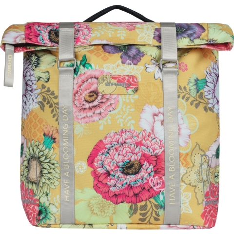 Dubbele fietstas Bloom Field MIK 28-35L Geel
