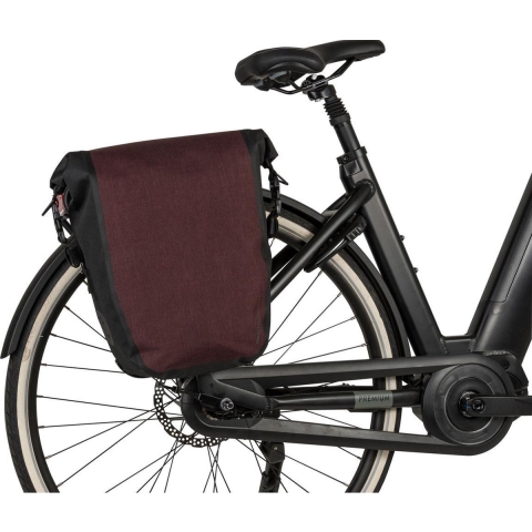 Enkele fietstas Shelter Clean Medium 17L Rood
