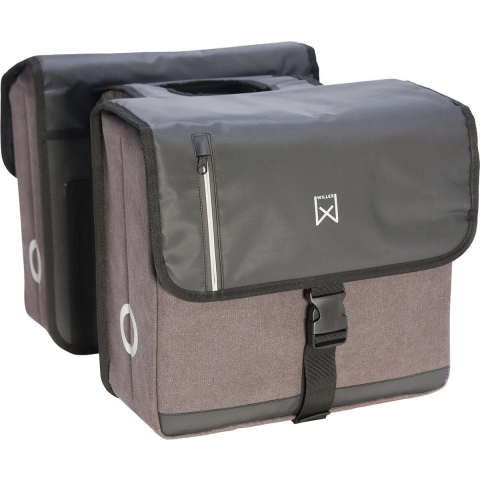 Dubbele Businesstas 40L Grijs/Zwart