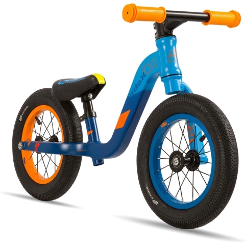 Loopfiets aluminium PedeX 01 - vanaf 2 jaar - oranje met blauw