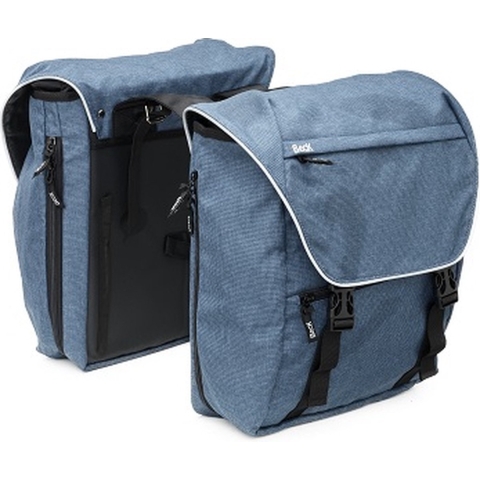Dubbele fietstas Sporty 30L Blauw
