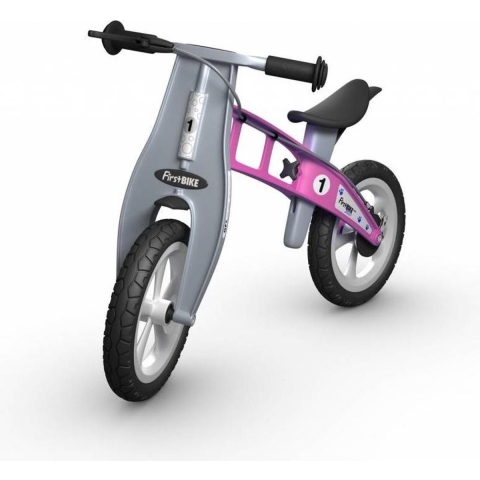 Loopfiets Basic Roze - met rem