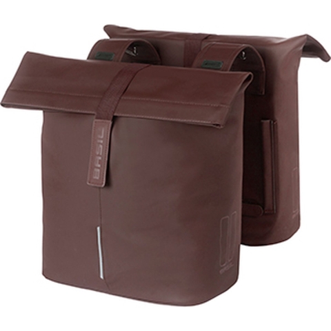 Dubbele fietstas City Roasted Brown 32L