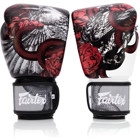 Fairtex The Beauty Of Survival Ltd (Kick)bokshandschoenen - Zwart - 16 oz
