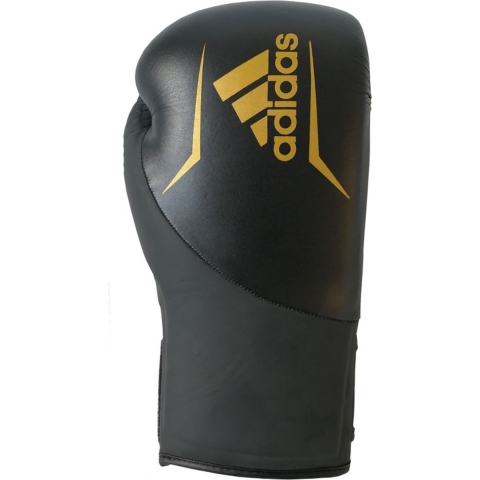 Adidas Speed 200 (Kick)Bokshandschoenen - Zwart/Goud - 12 oz