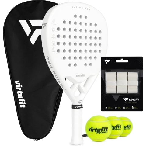 VirtuFit Fusion Pro Padel Set - Wit - Silver
