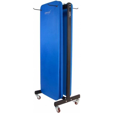 Lifemaxx LMX Aerobic Fitnessmat Opbergrek voor 30 matten - Zwart