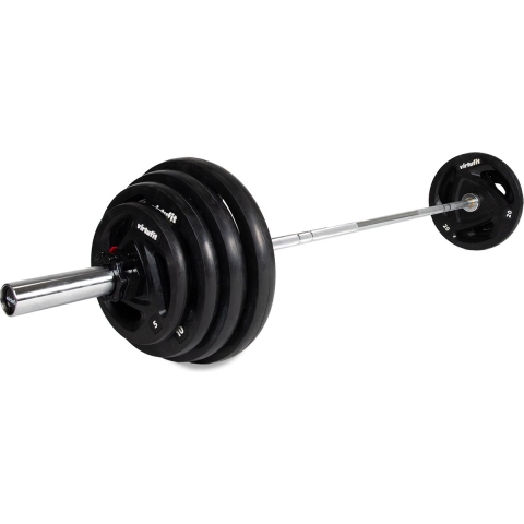 VirtuFit Olympische Gietijzeren Halterset - 120 kg