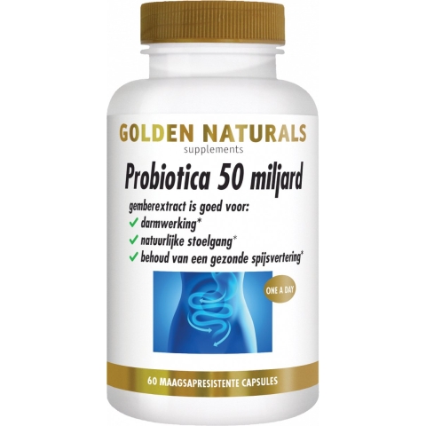 Golden Naturals Probiotica 50 Miljard Capsules