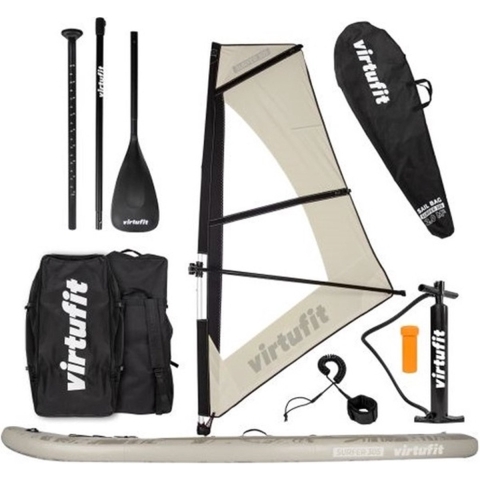 Virtufit Supboard Surfer 305 - Sand Beige - Inclusief Windzeil en accessoires