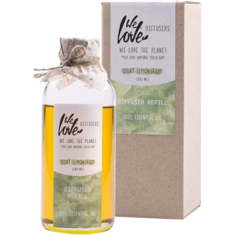 We Love The Planet Light Lemongrass Diffuser Refill