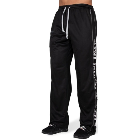 Gorilla Wear Functional Mesh Trainingsbroek - Zwart/Wit - S/M