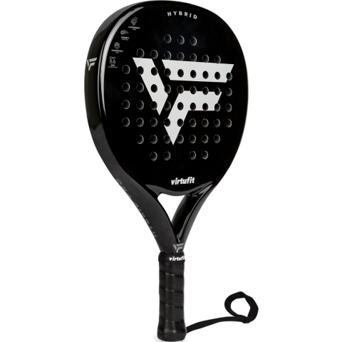 VirtuFit Hybrid Padel Racket - Zwart - Silver