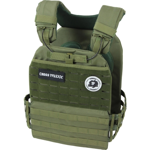 Lifemaxx Crossmaxx Tactical Vest - Gewichtsvest - Groen