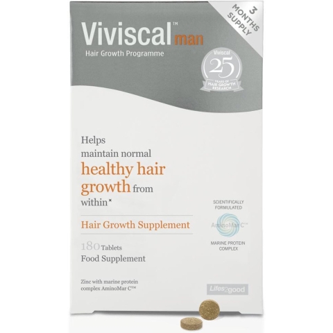 Viviscal - Food Supplement for Men - 180 Tablets