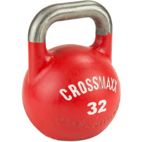 Lifemaxx Crossmaxx Competition Kettlebells - Rood - 32 kg