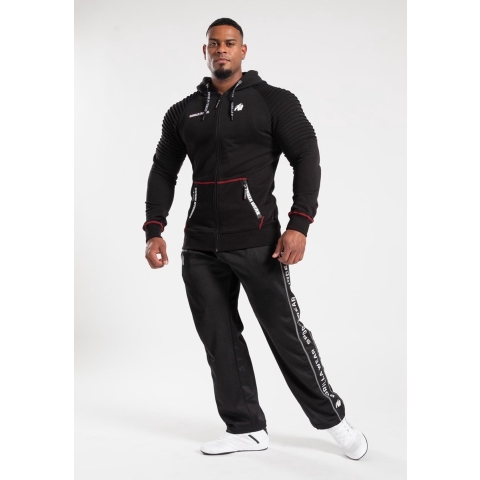 Gorilla Wear Georgia Zipped Hoodie - Zwart - 2XL