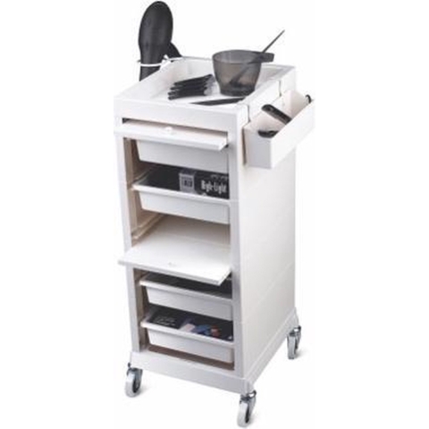 Sibel - Discrete Werkwagen Kapper - Wit