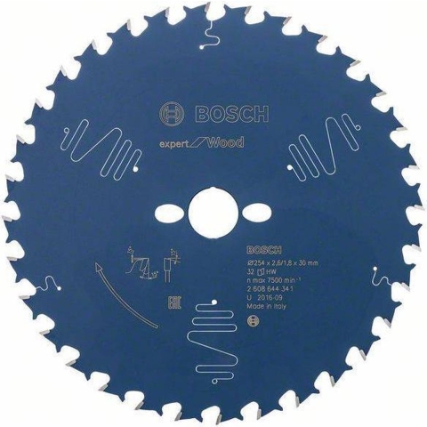 Bosch 2608644341 BIM Cirkelzaagblad- 254 X 30 X 32T - Carbide