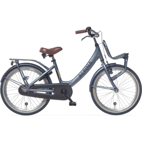 Alpina Clubb 22 Inch 2024 Meisjes Kinderfiets Satin Blue Matt  +€30.00 Inruilkorting