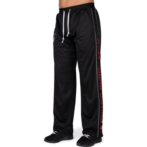 Gorilla Wear Functional Mesh Trainingsbroek - Zwart/Rood - L/XL
