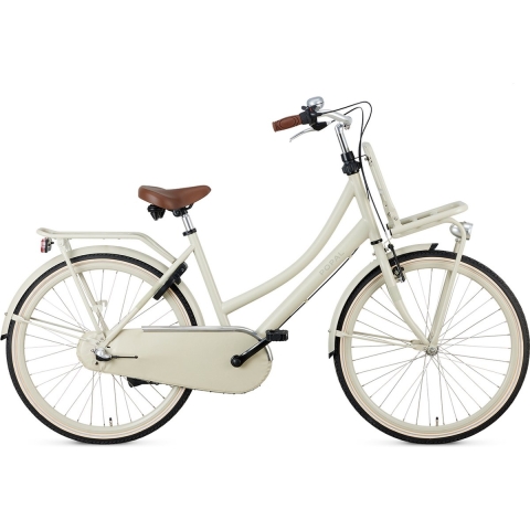 Popal Daily Dutch Basic+ 26 Inch 2024 Meisjes Kinderfiets Cosmic Sand  +€30.00 Inruilkorting