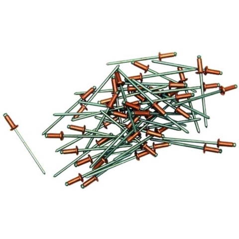 Gesipa 1433502 Standaard Blindklinknagel - Platbolkop - Open - AL/ST - 5,0 X 10mm (500st)
