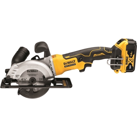 DeWALT DCS571P2-QW 18V Li-ion Accu Cirkelzaag Set (2x 5.0Ah) In TSTAK Koffer - 115 Mm - Koolborstelloos