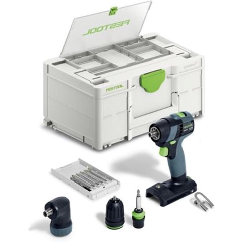 Festool TXS 18-Basic-Set 18V Li-Ion Accu Schroefboormachine Body Incl. Bitset In Systainer - 40Nm