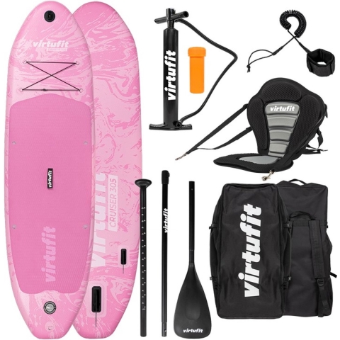 VirtuFit Supboard Cruiser 305 - Pink - Met Kajak zitje, accessoires en draagtas