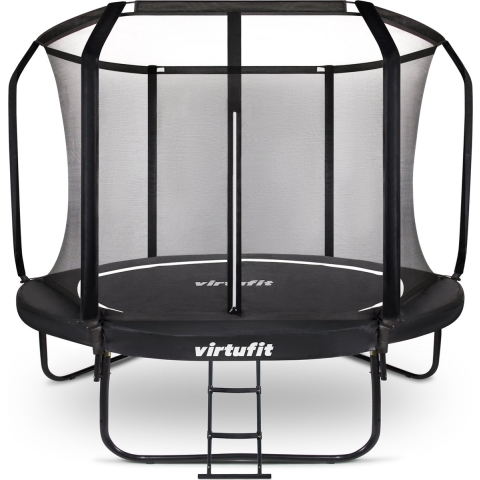 VirtuFit Premium Trampoline met Veiligheidsnet - Zwart - 305 cm