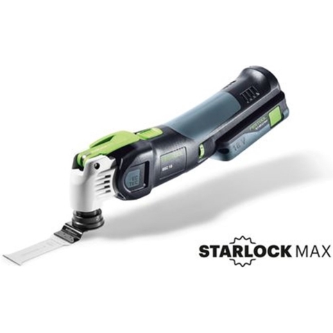 Festool VECTURO OSC 18 HPC4,0 EI-Plus 18V Li-Ion Accu Oscillerende Set (1x 4,0Ah) In Systainer - Koolborstelloos