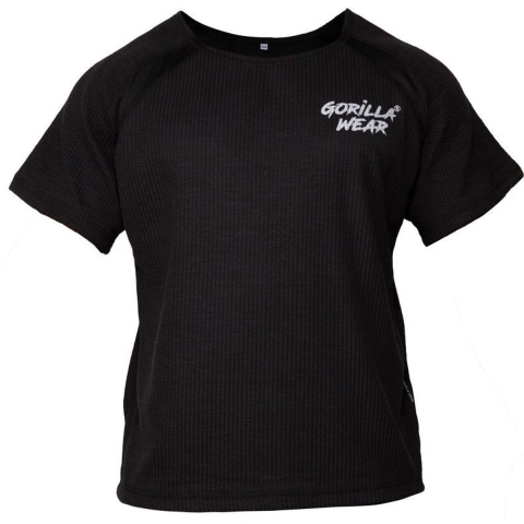 Gorilla Wear Augustine Old School Work Out Top - Zwart - 4XL/5XL