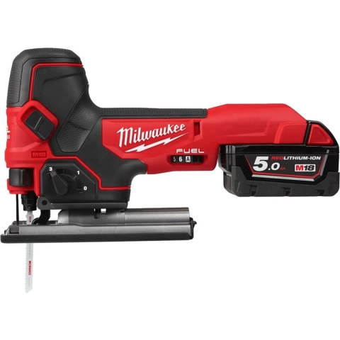 Milwaukee M18 FBJS-502X 18V Li-ion Accu Decoupeerzaag Set (2x 5.0Ah Accu) In HD-Box - Koolborstelloos