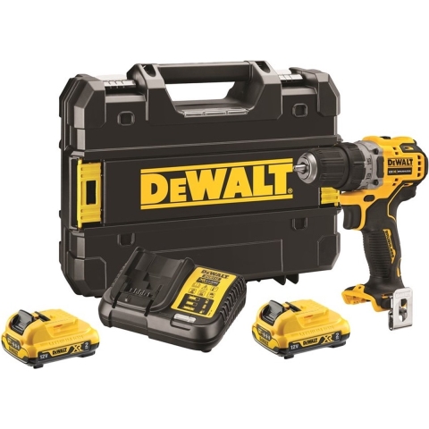 DeWALT DCD701D2-QW 12V Li-ion Accu Boormachine Set (2x 2.0Ah) In TSTAK Koffer