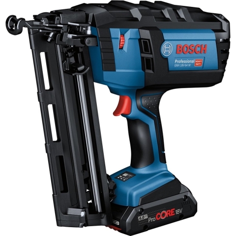 Bosch GNH 18V-64 M 18V Li-ion Accu Tacker Set (2x 4,0 Ah) In L-Boxx