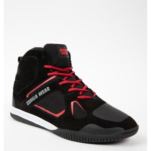 Gorilla Wear Troy High Tops Sportschoenen - Zwart/Rood - 44