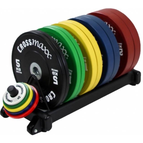 Lifemaxx Crossmaxx Bumper Plate Rack - Opbergrek voor Halterschijven