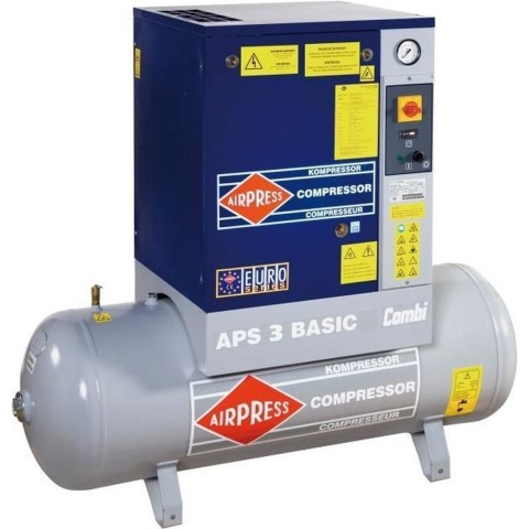 AIRPRESS 400V schroefcompressor combi APS 3 basic