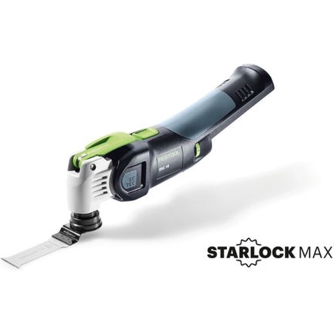 Festool VECTURO OSC 18 E-Basic-Set 18V Li-Ion Accu Oscillerende Multitool Body In Systainer - Koolborstelloos