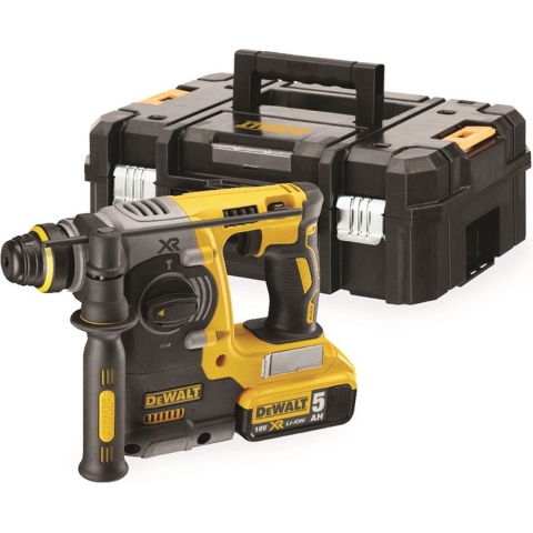DeWALT DCH273P2T 18V Li-Ion Accu SDS-plus Combihamer Set (2x 5.0Ah Accu) In TSTAK - 2,1J - Koolborstelloos