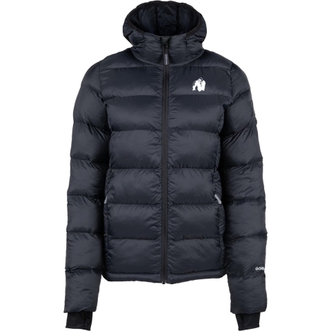 Gorilla Wear Rachel Puffer Jas - Zwart - XS